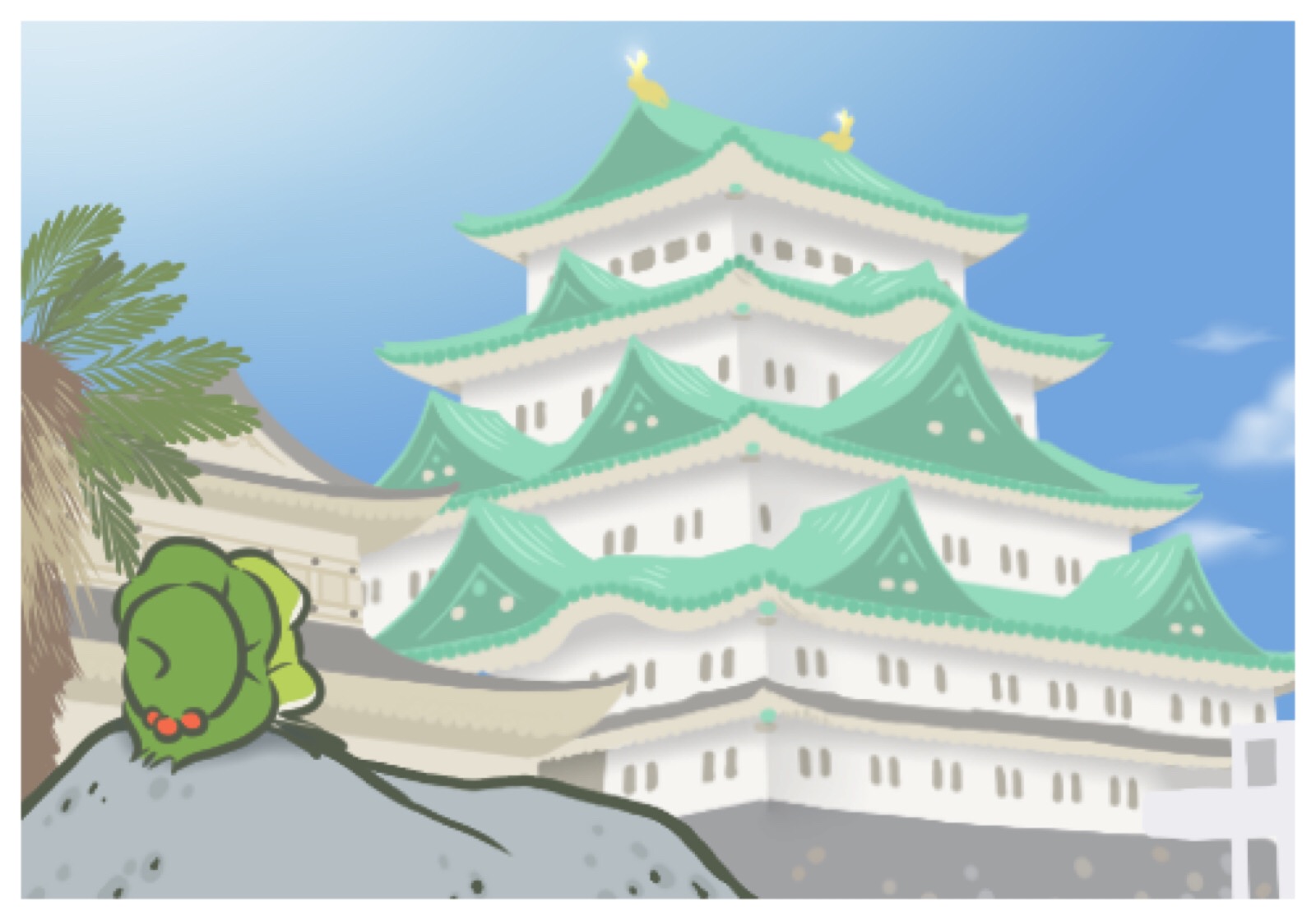 旅行青蛙照片是蛙腿_旅行青蛙给蜗牛吃什么_旅行的青蛙