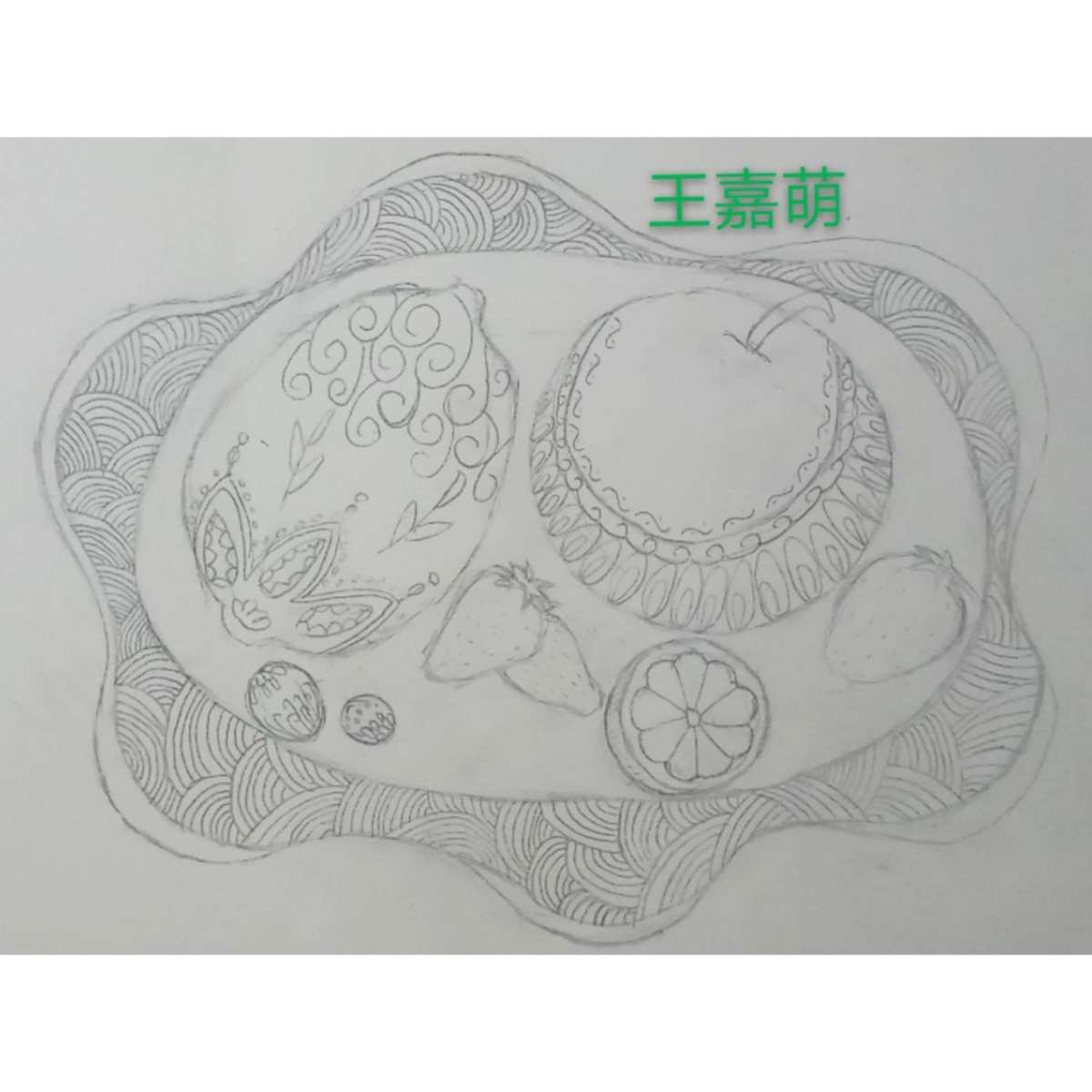 画果盘简单又漂亮_绘画果盘图片简单做法图片_果盘游戏手机绘画