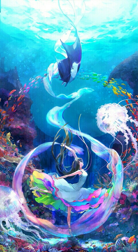 碧蓝之海动漫-探索梦幻海洋世界：主题曲MV震撼上线